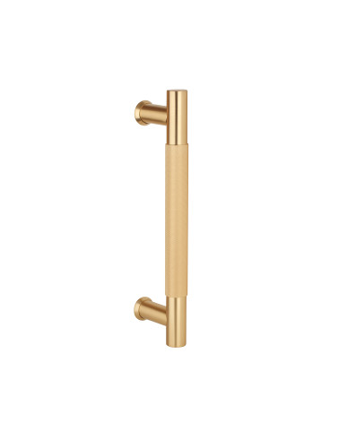 Poignée de tirage simple texturée pour porte  1770 finition or mat poignée design