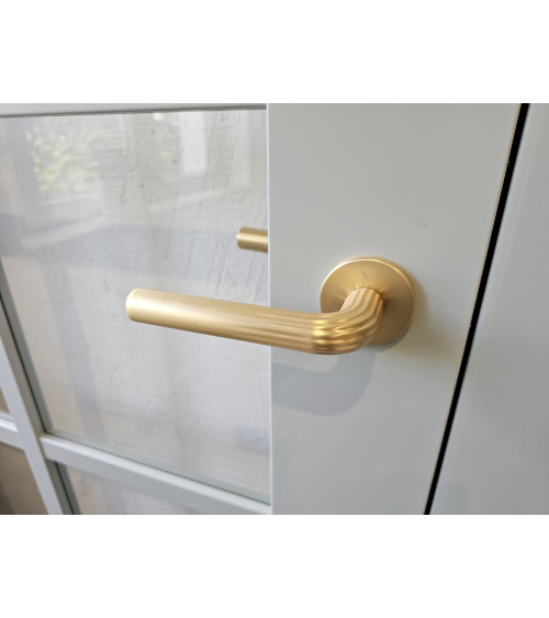 Poignée de porte or satiné Frella poignée design
