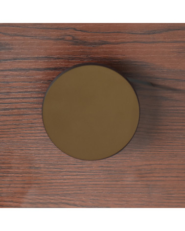 Patère ronde alu Bronze