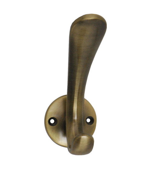 Patère murale Courbe bronze