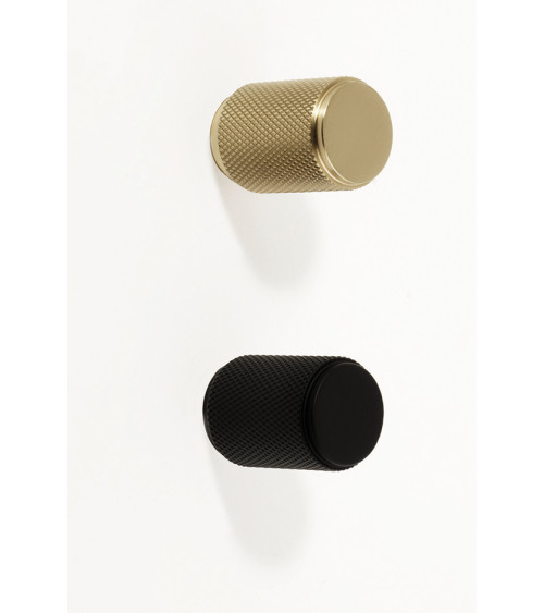 Bouton de meuble Cers Noir Mat