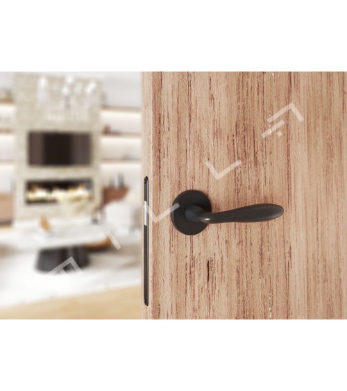 Poignée de porte noire mate VERBENA poignée design