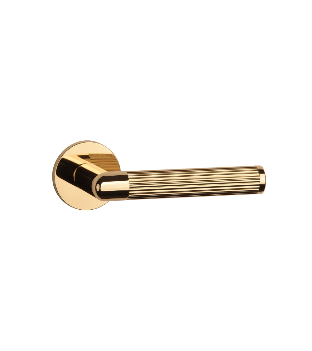 Poignée de porte or poli LOBELLIA porte intérieure design
