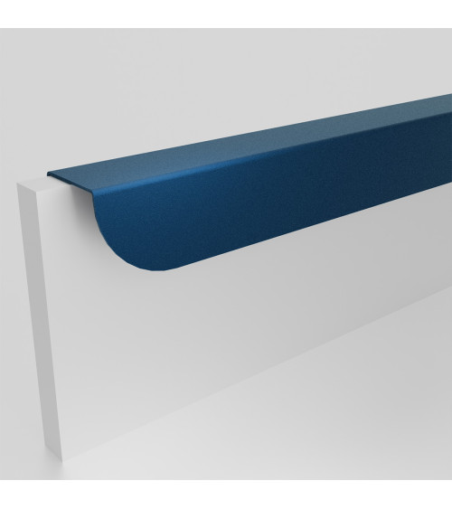 Poignée de meuble bleu marine ZORIA allongée poignée design