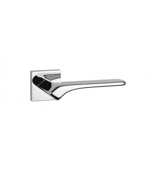 Poignée de porte chrome poli BERGERIA quincaillerie design