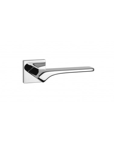 Poignée de porte chrome poli BERGERIA quincaillerie design