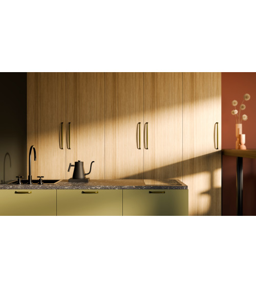 Poignée de meuble marron olive SONGO poignée design