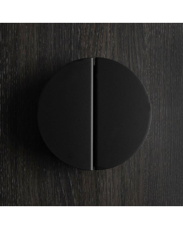 Poignée de meuble noire mat ZORIA poignée design vue rapprochée