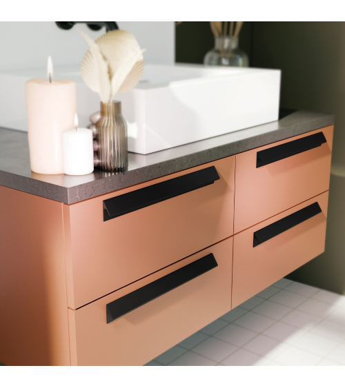 Poignée de meuble noire mat VERBA poignée design