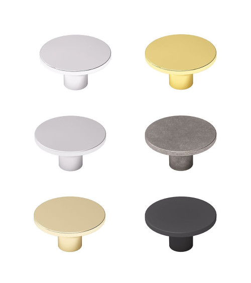 Bouton de meuble vieil argent ASTRO poignée design