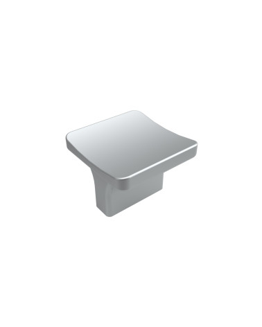 Bouton de meuble chrome satiné SIENA poignée design