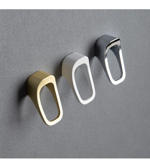 Bouton de meuble ivoire LAGO poignée design