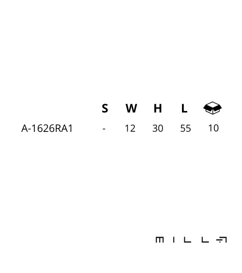 Bouton de meuble chrome poli LARGO poignée design