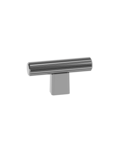 Bouton de meuble chrome poli LARGO poignée design