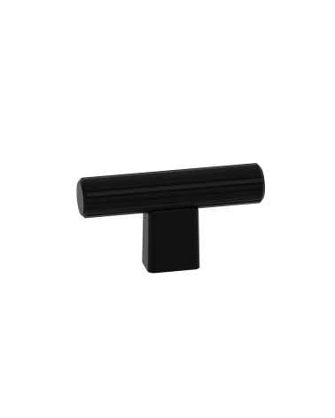 Bouton de meuble noir mat LARGO poignée design