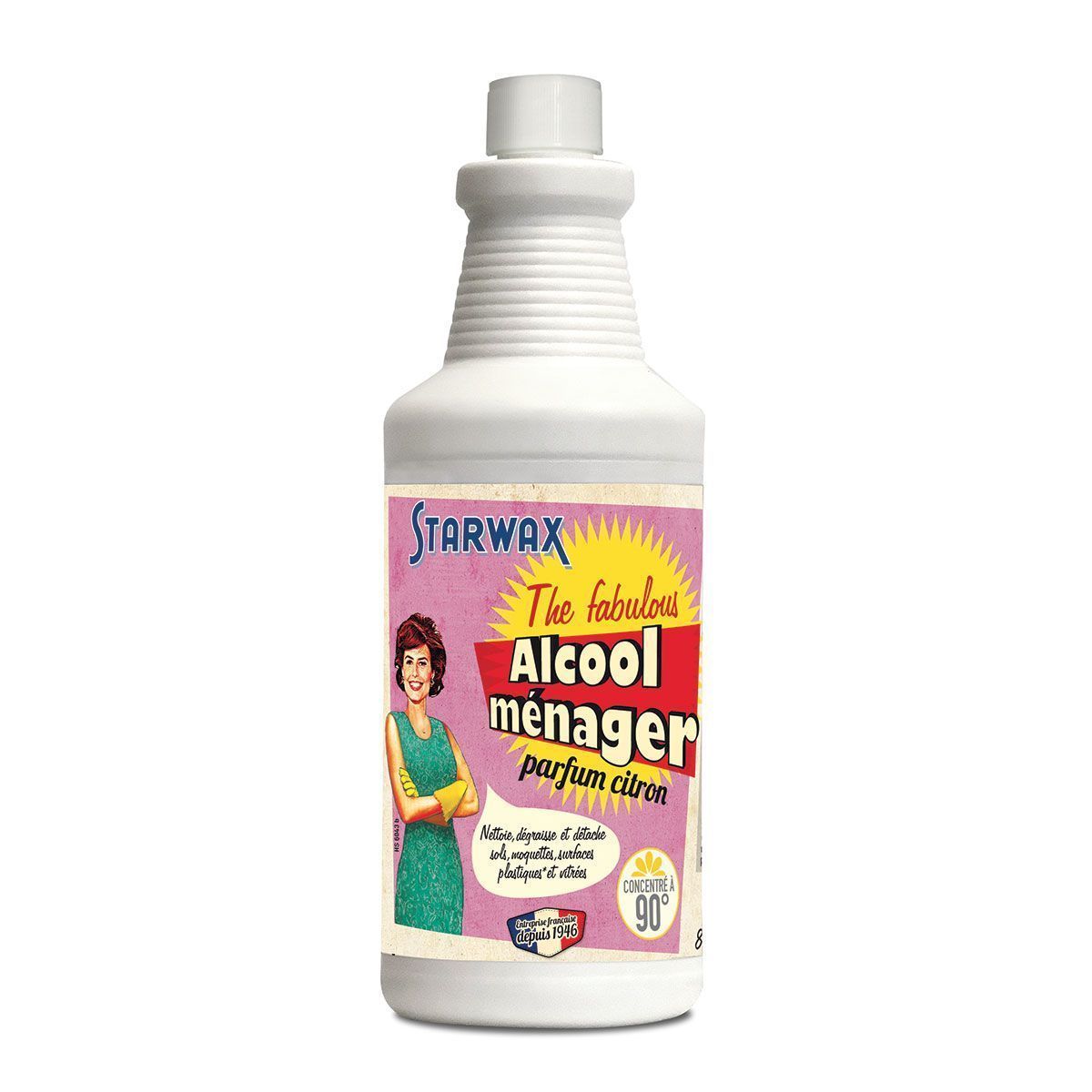 alcool menager pour nettoyer les poignees