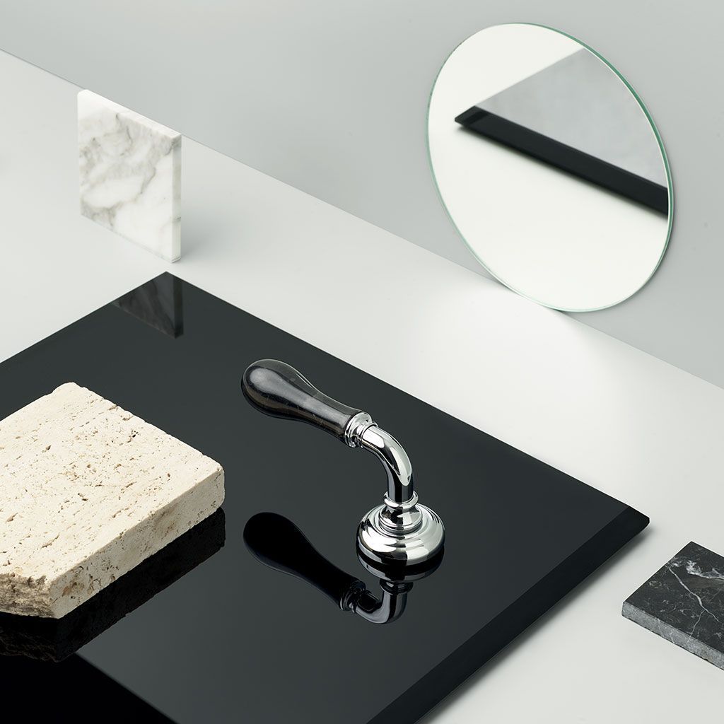 Poignée de porte d'intérieur design Mandelli Doge - poignée fabriquée en véritable marbre | MILLAPOIGNEES