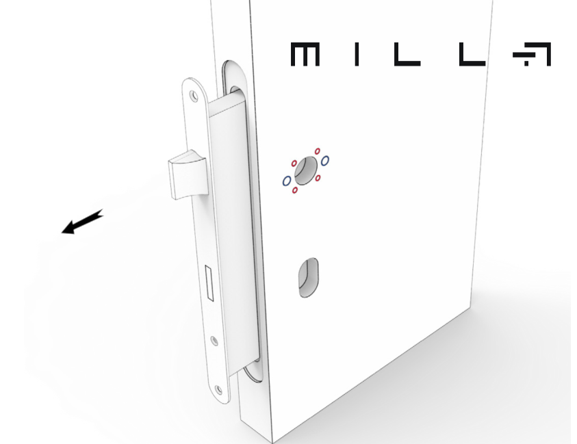 comment retirer la serrure de la porte