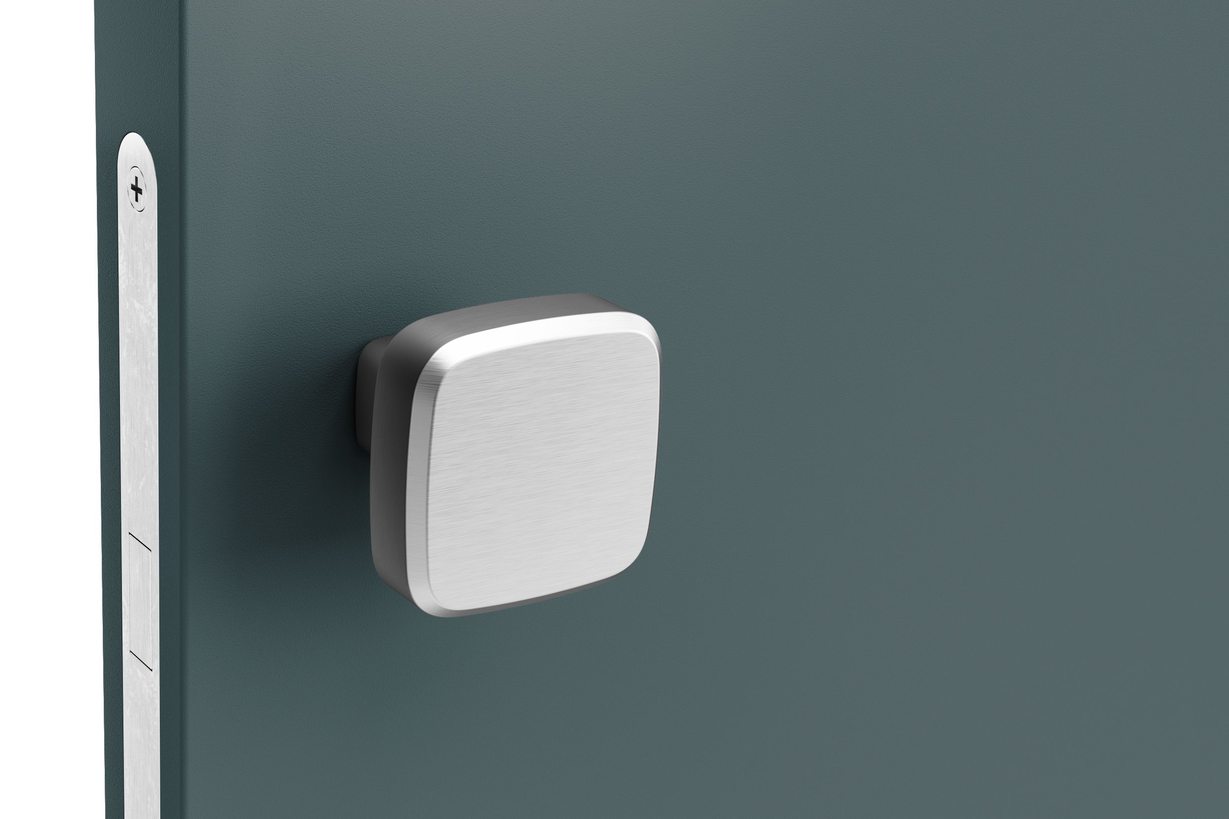 bouton de porte intérieur design sans plaque de propreté