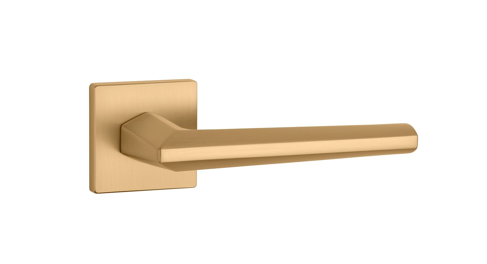 poignée de porte or mat design de chez Millapoignées