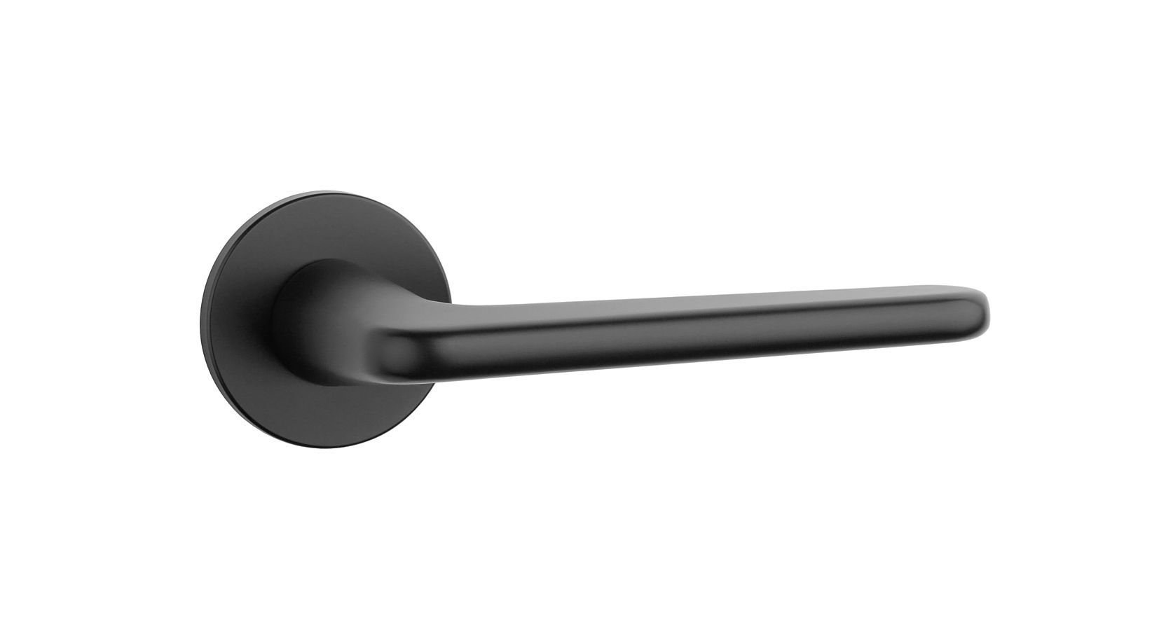 poignée de porte noir sur une rosace ronde pour un effet chic et rétro