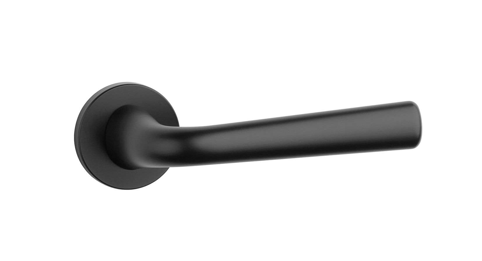 Poignée design avec un design noir combiné à une béquille élégante