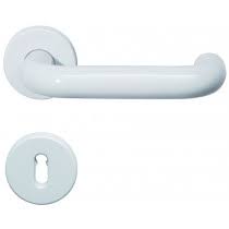 Poignée de porte blanche en nylon
