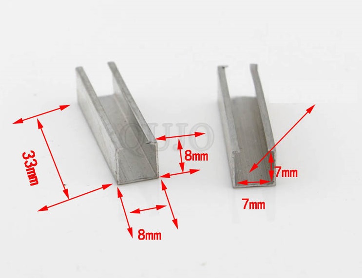 adaptateurs pour tige carrée 7mm à 8mm