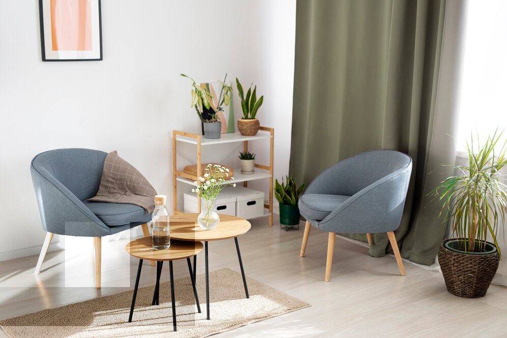 meubles et accessoires arrondis