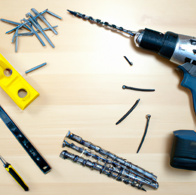 outils pour installer quincaillerie de porte