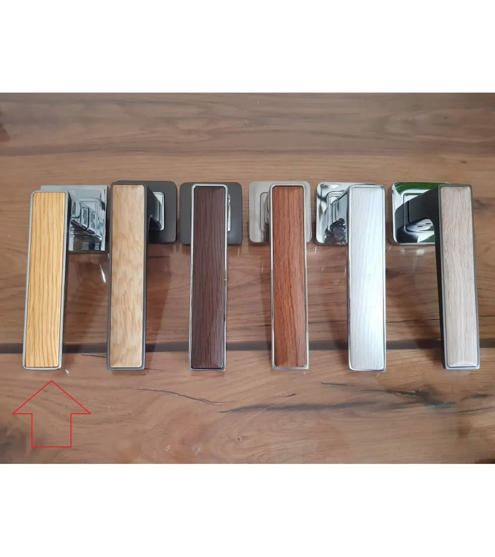 des poignées de porte en aspect bois pour un style vintage et rétro